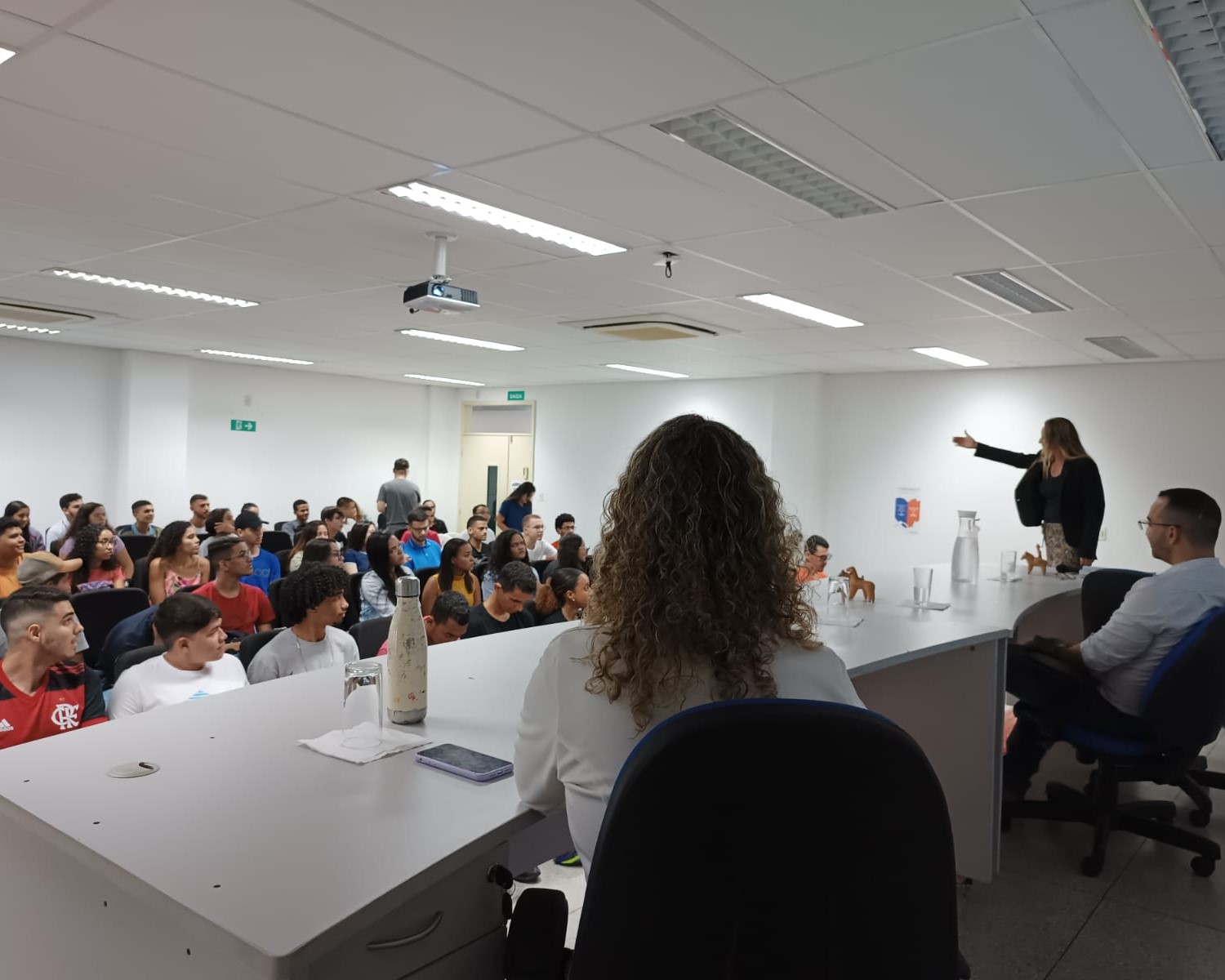 Alunos de todos os cursos do CCAA participaram da programação. Foto: Arquivo pessoal
