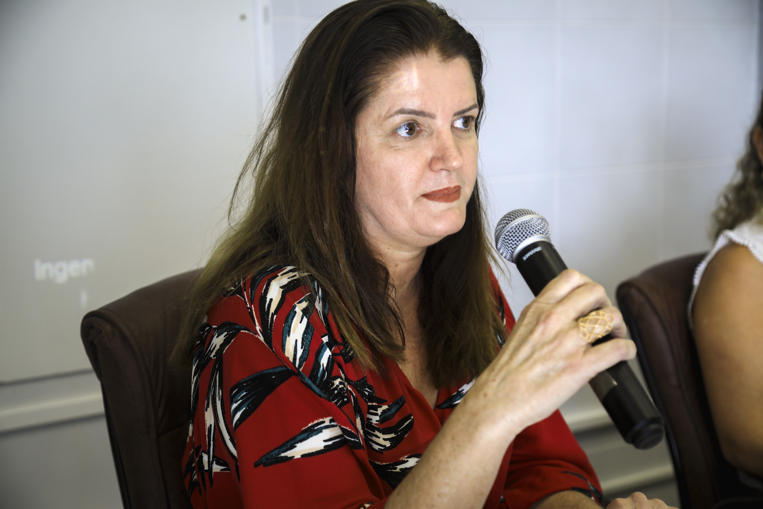 Alessandra Maria Reis ministra as disciplinas de Colheita Florestal e Economia Florestal. Foto: Adilson Andrade/Ascom UFS