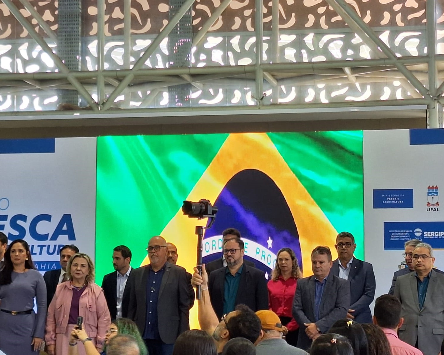 Cerimônia de abertura da Expopesca & Aquicultura 2023. Foto: Katia Freire