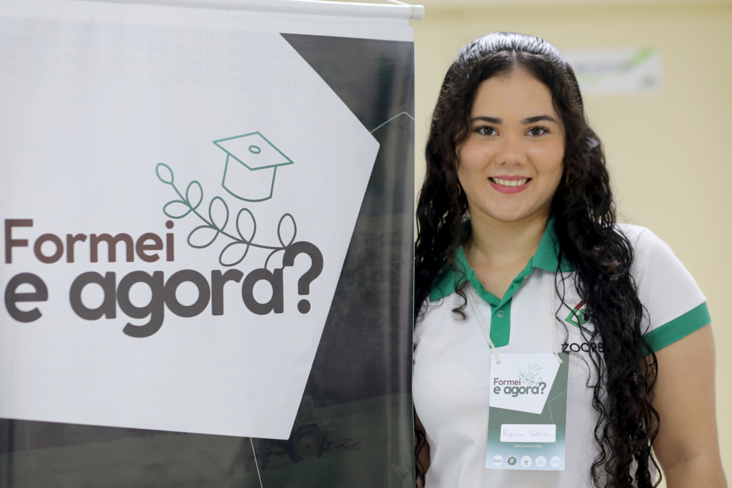 Uma das idealizadoras do evento é a diretora-presidente da Empresa Junior em Zootecnia da UFS, Rafaela Santana. (foto: Schirlene Reis/Ascom UFS)