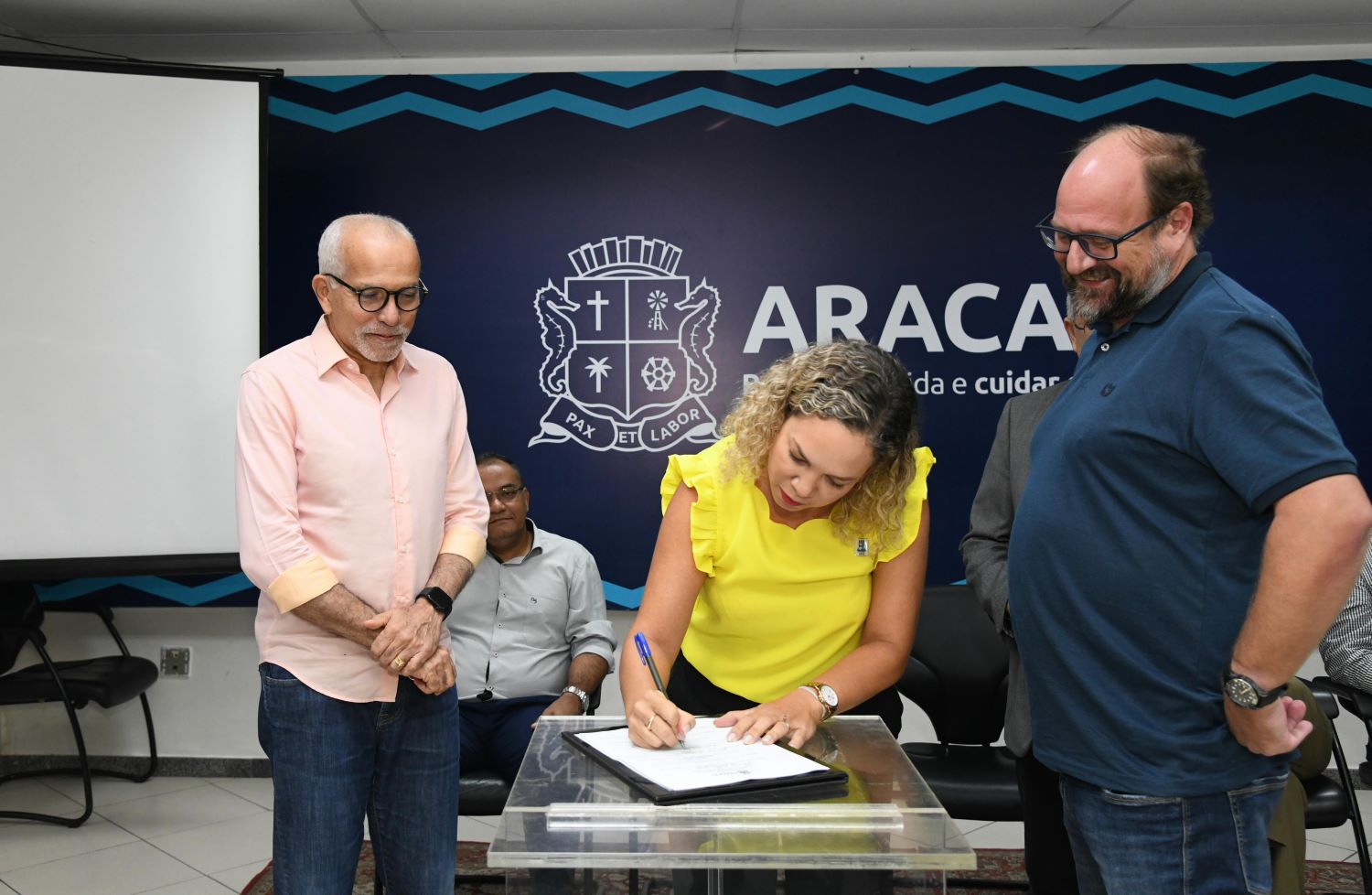 Assinatura de Posse da Profa. Dra Carolina Nunes como Conselheira. Foto: Ana Lícia, ASCOM/PMA