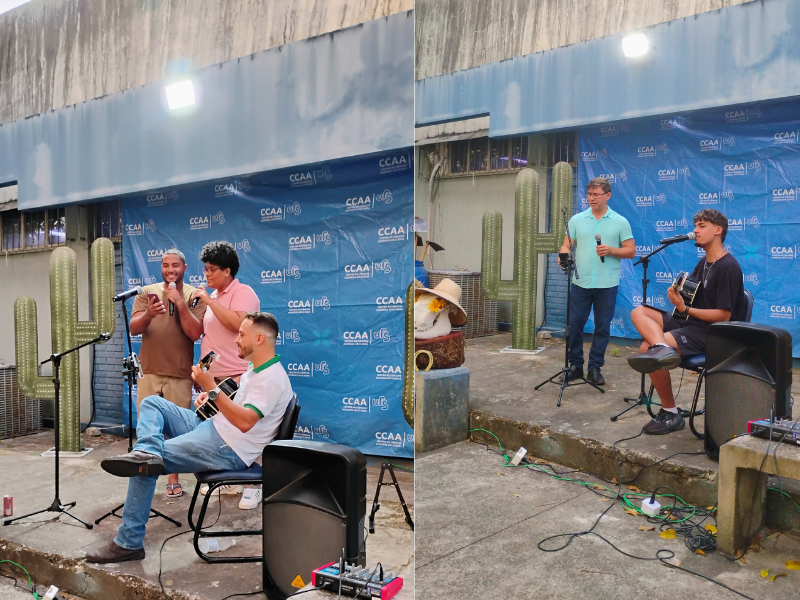 Momento de descontração entre os participantes / Foto: Maria Victoria Souza lima DZO