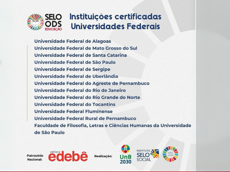 SELO ODS EDUCAÇÃO