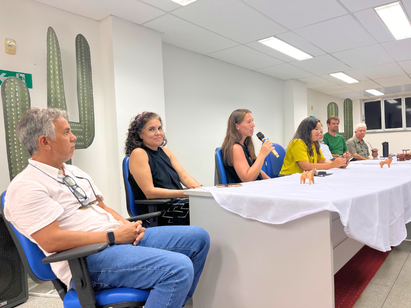Ana Carolina representando a Engenharia Florestal. Foto: Marília Gabriely