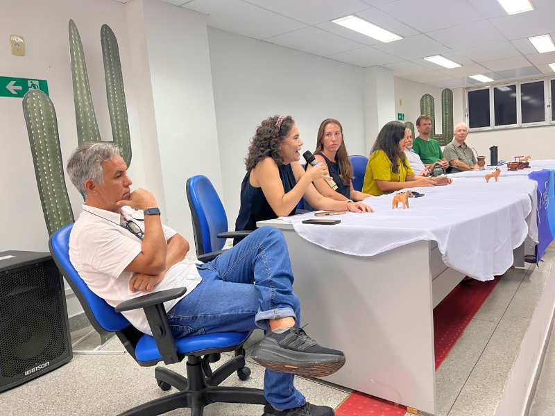 Ana Carolina Trompiere representando a Medicina Veterinária. Foto: Marília Gabriely